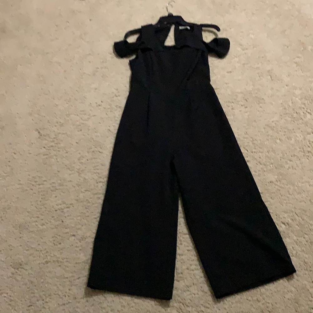 Crop length jumpsuit
